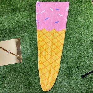 Ice Cream Cone Snuggie Blanket